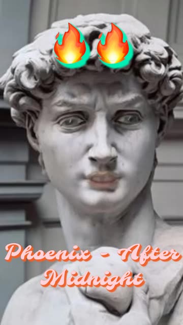 Preview for a Spotlight video that uses the Greek Statue Face Lens