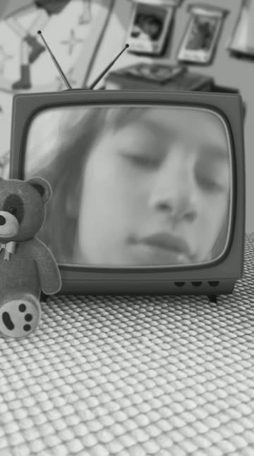 Preview for a Spotlight video that uses the GIRL ON TV Lens