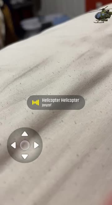 Preview for a Spotlight video that uses the RC Helicopter Lens