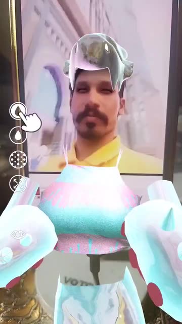 Preview for a Spotlight video that uses the Kawaii Metal Fashi Lens