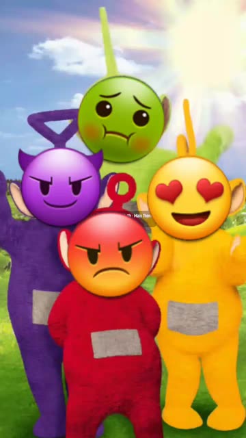 Preview for a Spotlight video that uses the Teletubbies Lens