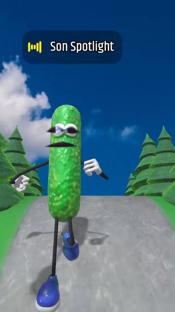 Preview for a Spotlight video that uses the Running Pickle Lens