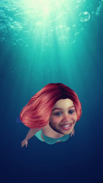 Preview for a Spotlight video that uses the Mermaid Lens
