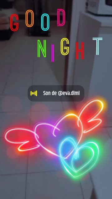 Preview for a Spotlight video that uses the Good Night Strreak Lens