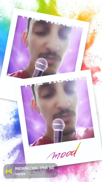 Preview for a Spotlight video that uses the Backup singer Lens