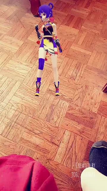 Preview for a Spotlight video that uses the Anime Girl Dance Lens
