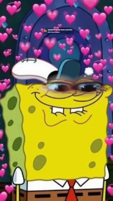 Preview for a Spotlight video that uses the smirk spongebob Lens
