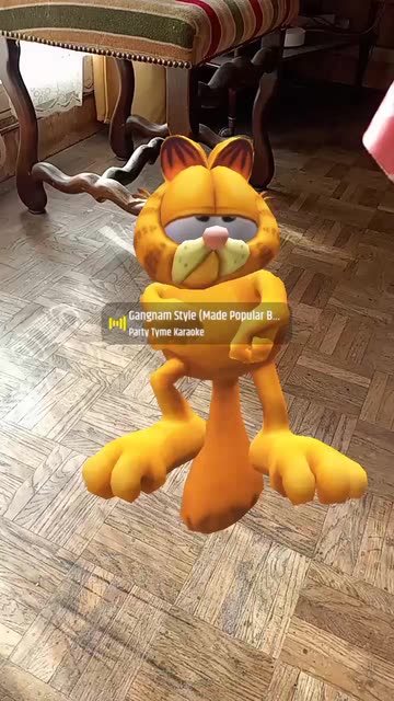 Preview for a Spotlight video that uses the Garfield Lens