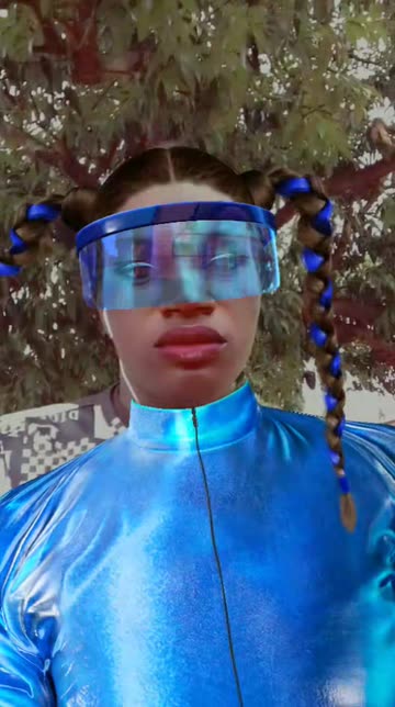 Preview for a Spotlight video that uses the Blue Cyber Look Lens