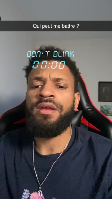Preview for a Spotlight video that uses the Do not Blink Lens