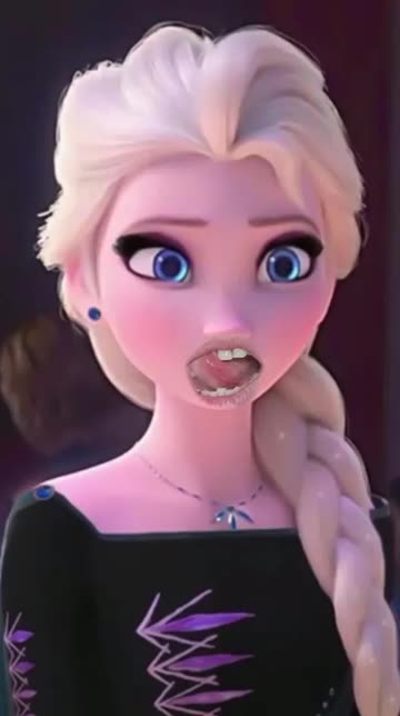 Preview for a Spotlight video that uses the Elsa Face Fun LOL Lens