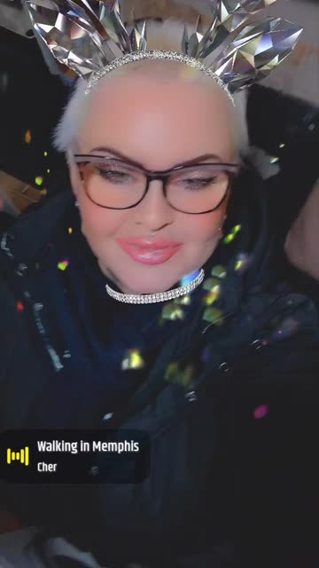 Preview for a Spotlight video that uses the Crystal Antlers Lens