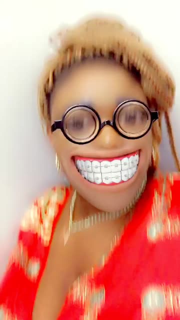 Preview for a Spotlight video that uses the Braces Smile Lens