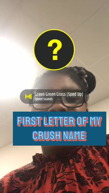 Preview for a Spotlight video that uses the Crush First Letter Lens