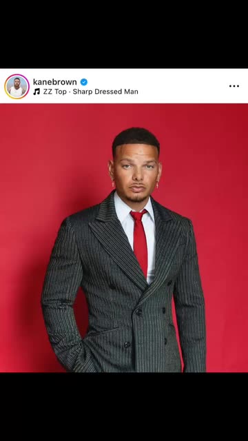 Kane Brown Channels Sharp Style in Double-Breasted Suit