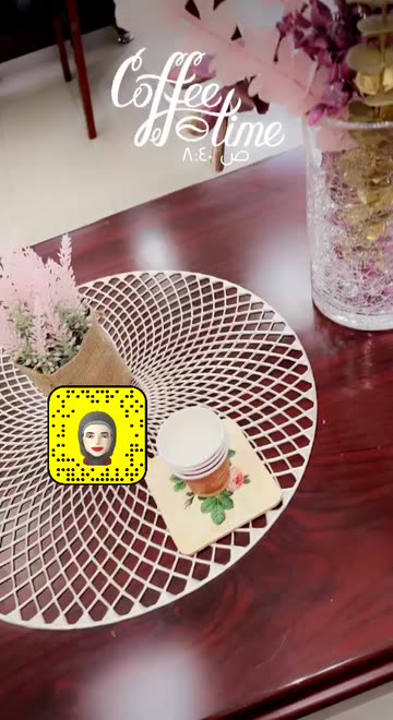Preview for a Spotlight video that uses the Coffee Time-Clock Lens