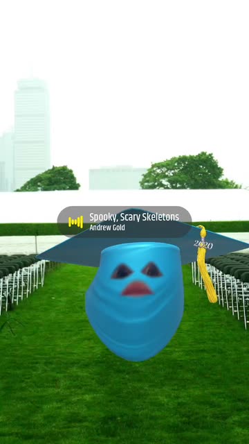 Preview for a Spotlight video that uses the Graduation Cap 20 Lens
