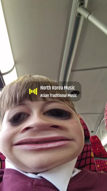 Preview for a Spotlight video that uses the Baby voice stretch Lens