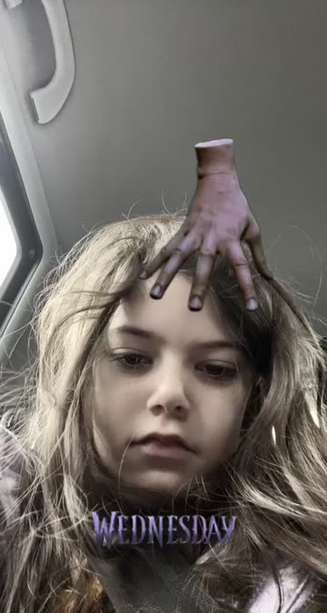 Preview for a Spotlight video that uses the Wednesday Addams Lens