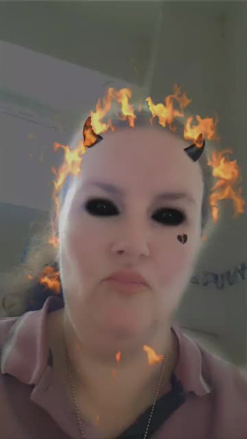 Preview for a Spotlight video that uses the Flaming Demon Lens