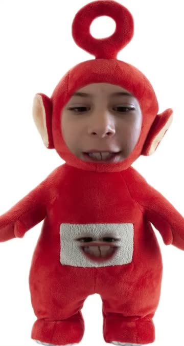 Preview for a Spotlight video that uses the Teletubbie Lens