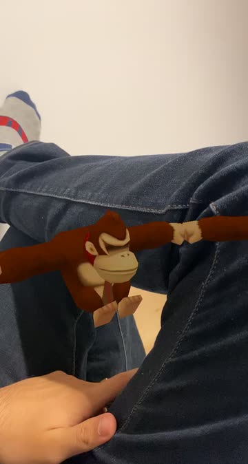 Preview for a Spotlight video that uses the DONKEY KONG FUN Lens