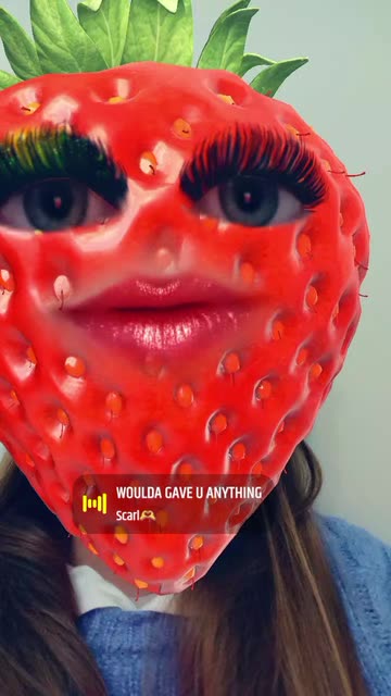 Funny Strawberry 🍓 Lens by Snapchat - Snapchat Lenses and Filters