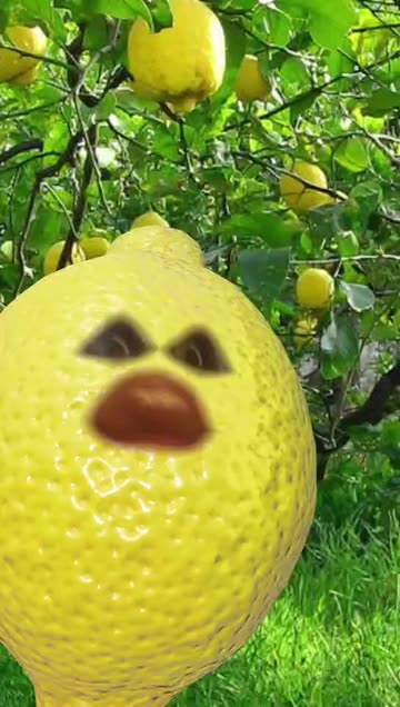 Preview for a Spotlight video that uses the Lemon Head Lens