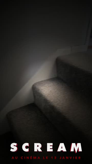 Preview for a Spotlight video that uses the Scream Ghostface Lens
