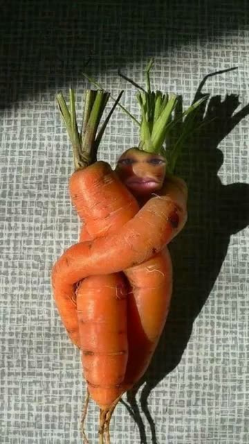 Preview for a Spotlight video that uses the funny carrot Lens