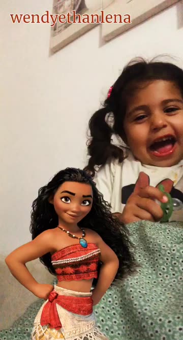 Preview for a Spotlight video that uses the Moana Princess2 Lens