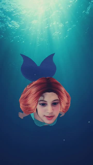 Preview for a Spotlight video that uses the Mermaid Lens
