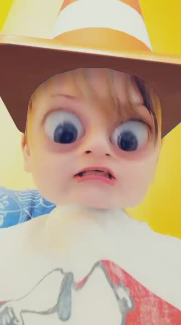 Preview for a Spotlight video that uses the Traffic Cone Lens