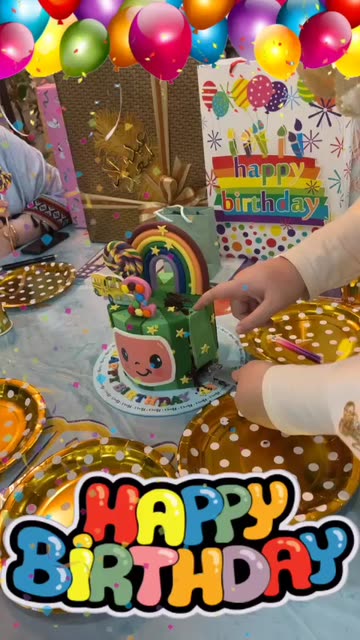 Preview for a Spotlight video that uses the Birthday Lens