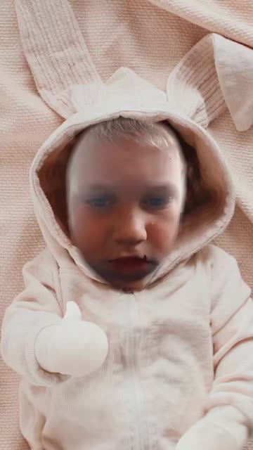 Preview for a Spotlight video that uses the Cute Baby Lens