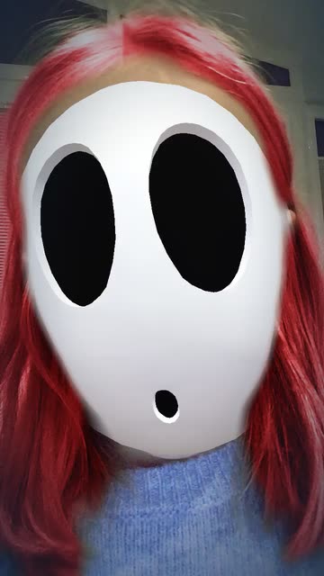 Preview for a Spotlight video that uses the shy guy Lens