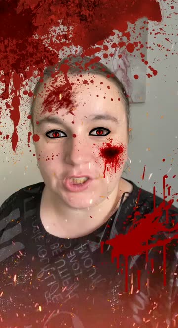 Preview for a Spotlight video that uses the Bloody Zombie Lens