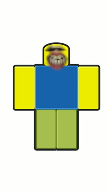 Roblox Noob with derp face