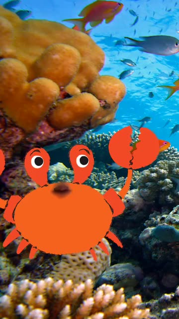 Preview for a Spotlight video that uses the Craby Crab Lens