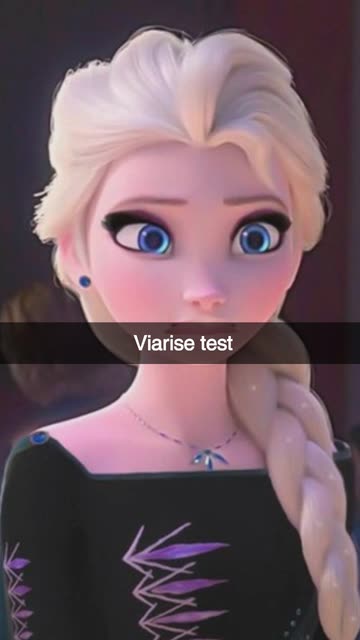 Preview for a Spotlight video that uses the Elsa Face Fun LOL Lens