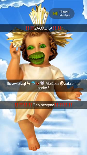 Preview for a Spotlight video that uses the Baby jesus Lens