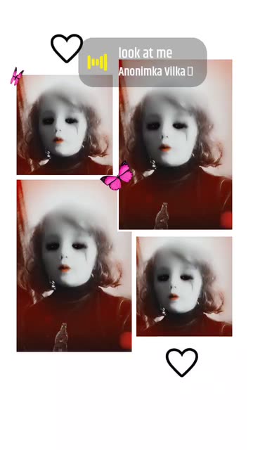Preview for a Spotlight video that uses the Black eyes Lens