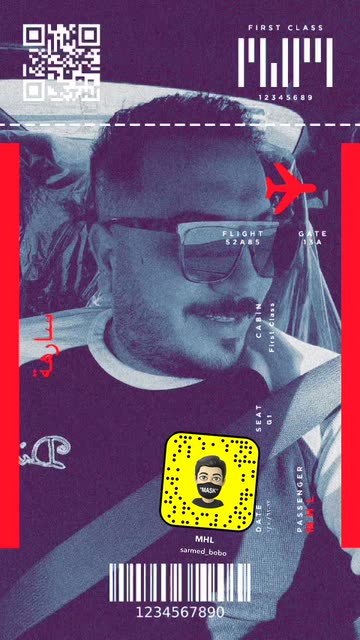 Preview for a Spotlight video that uses the Flight Ticket Lens