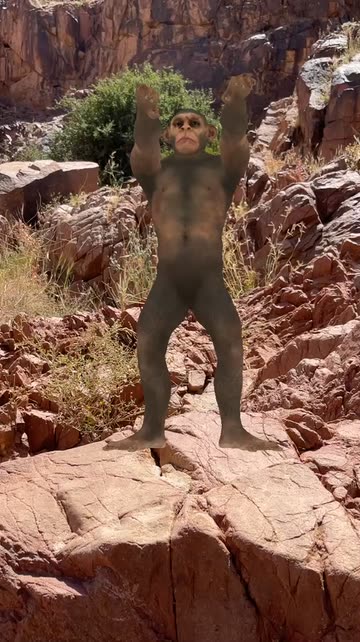 Preview for a Spotlight video that uses the monkey Dancing Lens
