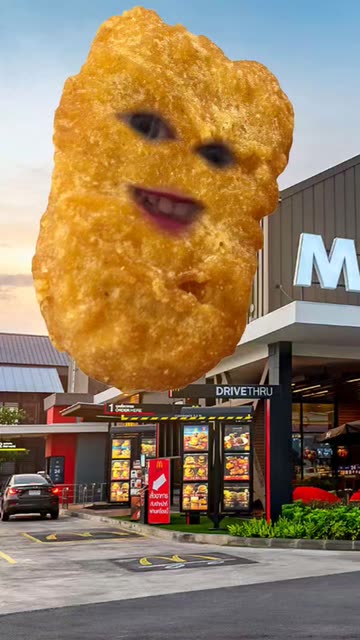 Preview for a Spotlight video that uses the Chicken Nugget Lens