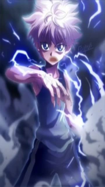 Preview for a Spotlight video that uses the killua zoldyck Lens