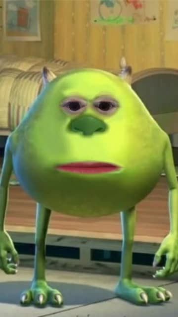 Preview for a Spotlight video that uses the Mike Wazowski Lens