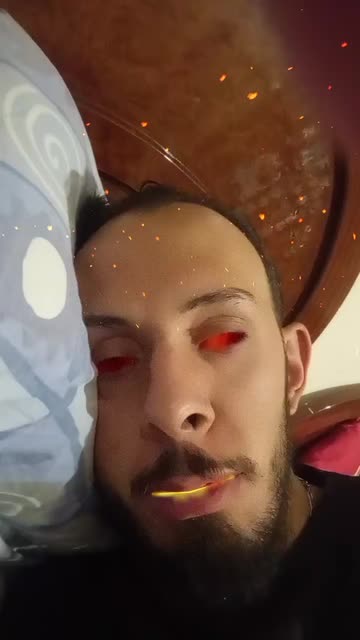 Preview for a Spotlight video that uses the Fire Eyes Lens