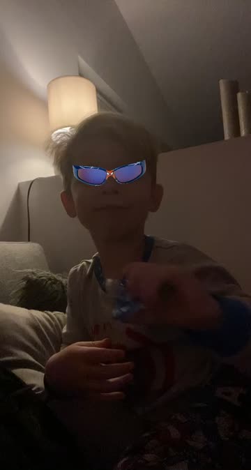 Preview for a Spotlight video that uses the Spiderman glasses Lens