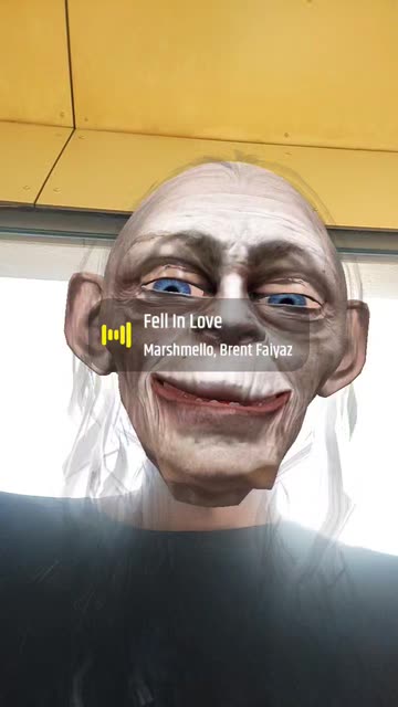 Preview for a Spotlight video that uses the Gollum Lens